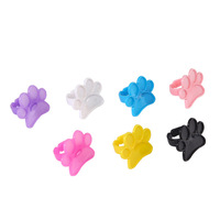 Palette de couleurs professionnelle solide et portable en plastique, 10 pièces/sac, mini anneaux à ongles chat et souris