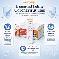 Kit sanguin pour la détection des anticorps du coronavirus félin (FCoV Ab) – Protocole de remise en milieu adapté pour la reproduction et le relogement responsables des animaux