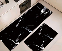 Tapis de cuisine en mousse PVC imperméable de haute qualité, antidérapant, anti-fatigue, motif floral, épaisseur 5 mm, pour usage en cuisine