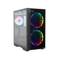 Boîtier d'ordinateur de jeu Full Tower E-ATX/ATX/M-ATX/ITX, refroidissement du processeur, refroidisseur ATX, boîtier de PC de bureau pour joueurs