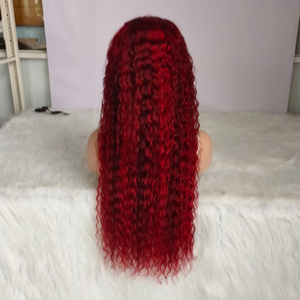 Perruque Lace Front <span class=keywords><strong>de</strong></span> cheveux humains bouclés P99j <span class=keywords><strong>couleur</strong></span> d'insecte vague d'eau perruque <span class=keywords><strong>de</strong></span> cheveux humains Full Hd Transparent Lace Frontal perruque - Product Image 4