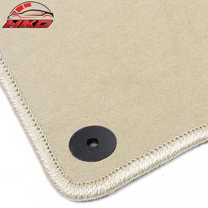 Tapis de sol pour Audi Q7 07-15, ensemble de tapis antidérapants en velours beige pour voiture, avant et arrière - Product Image 4