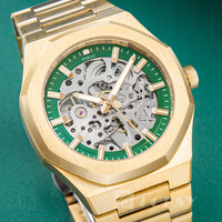 Montre à Roulette en cuir véritable pour homme, couleur blanche, cadran en silicone, mouvement ETA NH35