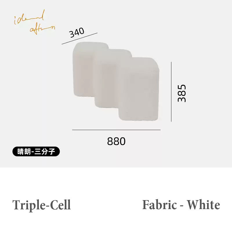 JHB164-Triple-Fabric-Gray