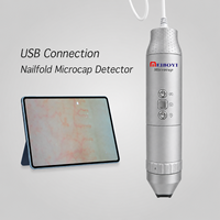 Microscope numérique portable Meiboyi Microcap 200X pour capillaroscopie des plis unguéaux et détection de microcirculation, détecteur capillaire numérique pour clinique, certifié CE