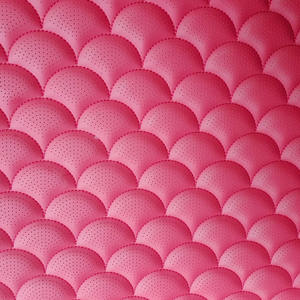 Breathable Faux Leather Car Seat Cover Stitching <strong>Quilted</strong> <strong>Fabric</strong> Embroidery Custom PU Car <strong>Upholstery</strong> Women Sofa Free Sample - Product Image 3