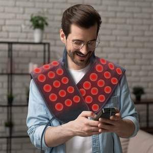 Gleichstrom elektrisch verstellbare Nacken- und Schulterkette Naturjade und Tourmaline Stein Heizkissen Wickeln - Product Image 2