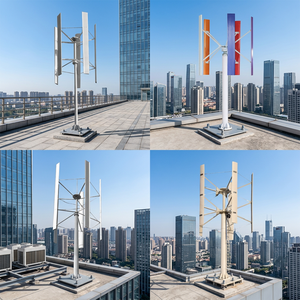 Generador Eólico de Alta Eficiencia de 5 Aspas, 50kw, 380v, Eje Vertical, Diámetro del Rotor de 5.8m, Altura de 10m - Product Image 4