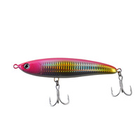 Leurre Artificiel Flottant Type Crayon 140mm 47g pour Pêche en Mer, Grand Appât Dur pour Poissons d'Eau Salée (THON)