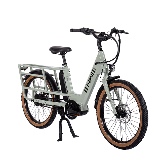 Premium Mid-Drive Electric Bike with Advanced Battery Technology and Long-Tail Design for Urban Commuters