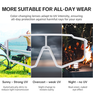 <span class=keywords><strong>Gafas</strong></span> de Ciclismo <span class=keywords><strong>ROCKBROS</strong></span>, Gran Venta, Deportivas, para Carreras, <span class=keywords><strong>Gafas</strong></span> de Sol para Bicicleta, Protección UV400, Fotocromáticas - Product Image 3