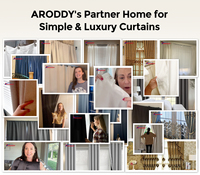 ARODDY Rideau Voilage Moderne Marocain en Tissu Filtrant à Plis en S pour Fenêtre en Lin Léger