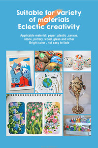 Marcador acrílico clásico 12/24/36/48/60 color Las grandes fábricas pueden dibujar en madera, vidrio, cerámica, papel, <span class=keywords><strong>ropa</strong></span> - Product Image 6