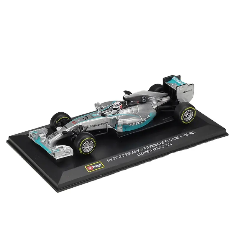 Bburago Diecast 1:32 AMG Petronas F1 W05 Hybrid #44 Diecast Car Alloy Race Car Model