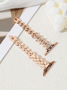 Populaire pour femme diamant chaîne <span class=keywords><strong>Bracelet</strong></span> bande <span class=keywords><strong>bracelet</strong></span> de montre en métal pour <span class=keywords><strong>Apple</strong></span> 38mm/40mm/41mm/42mm/44mm/45mm/49mm pièces de montre - Product Image 6