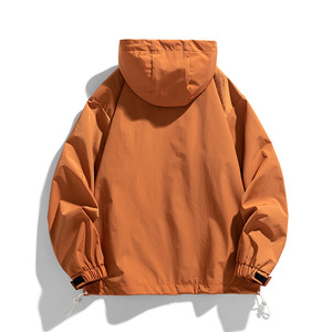 Chaqueta Anorak Impermeable Personalizada con Cremallera de 1/4, Sudadera con Capucha, Cortavientos para Hombre, Chaqueta Anorak para Primavera y Otoño, Chaqueta Urbana para Hombre - Product Image 4