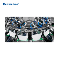 KENWEI VFFS Pesadoras Multicabezales Eléctricas Automáticas Avanzadas de 10/14 Cabezales para Llenado de Bolsas de Plástico/Aluminio y Frutas Congeladas