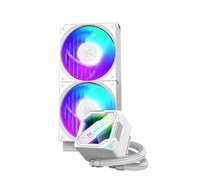 Nouveau refroidisseur liquide AIO ARGB blanc pour ordinateur, 240 mm, dissipateur thermique pour processeur, refroidisseur d'eau pour processeur, radiateur de refroidissement pour PC, LGA115X/1200/1700/1851AMD