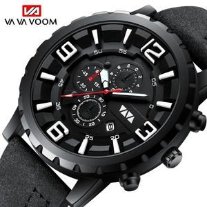 Reloj Cronógrafo de Cuarzo para Hombre, Multifunción, 3 Subesferas, Luminoso, Resistente al Agua, Deportivo - Product Image 4