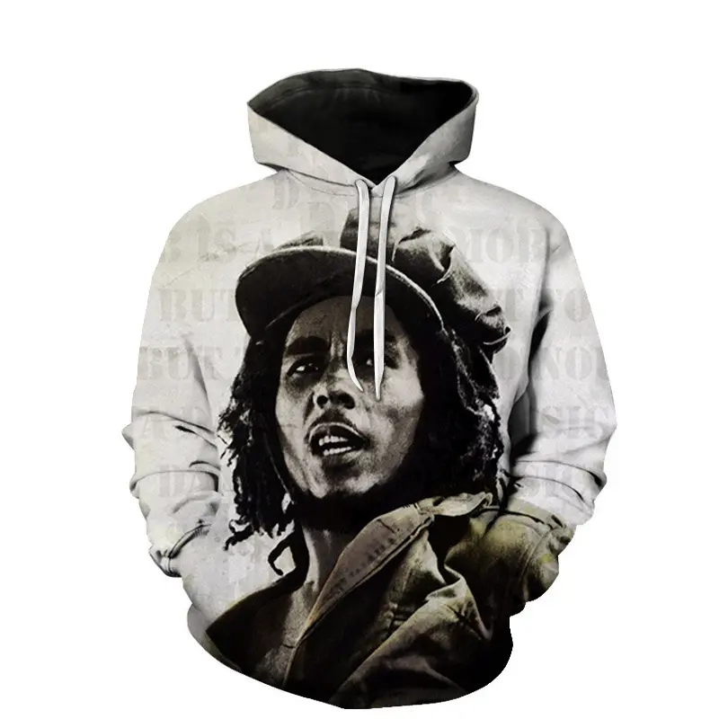 Rasta Clothing Men Oversized Fashion 3D Printed Heavy Weight High Quality Hoodie Oversize Hoodies Wholesale