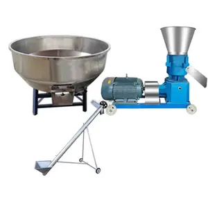 1T/H Chicken Feed Pellet Mill Production Line Automatic Duck Cattle Chicken Feed Pellet Machine