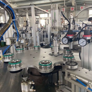 Máy Làm Đĩa Nắp Hoàn Toàn Với Máy Bơm Keo Và Đặc Điểm Kỹ Thuật Trong Dây Chuyền Sản Xuất Đĩa Nắp Bán Tự Động Và Hoàn Toàn Tự Động - Product Image 6