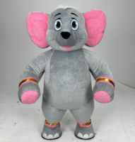 Costume d'éléphant gonflable géant unisexe de haute qualité, nouveau design, costume de mascotte d'éléphant gonflable pour adultes, pour les fêtes
