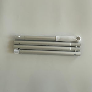 Qingle 4 sections en aluminium vadrouille poignée extension tiges télescopiques <span class=keywords><strong>balai</strong></span> poignée pôle avec Amérique fil fendu pôle pour <span class=keywords><strong>Amazon</strong></span> - Product Image 2