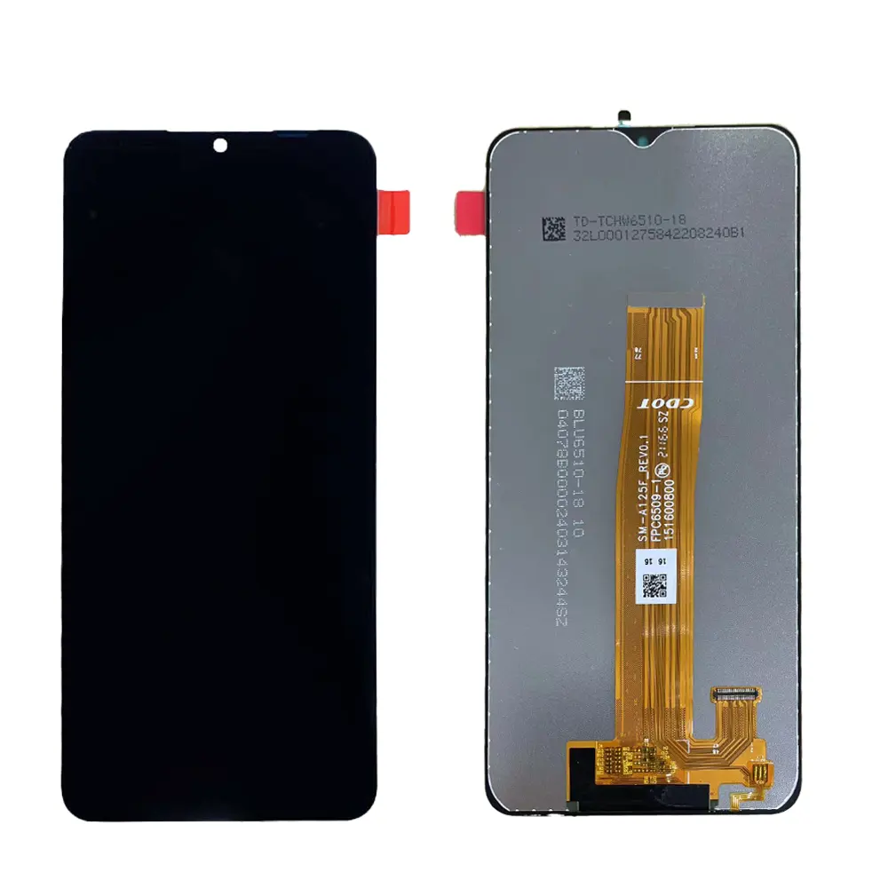 Nuovo tipo più economico per Samsung a125 a127 a022 Lcd non svc Display + Touch Screen digitalizzatore parti di riparazione del telefono di assemblaggio