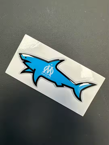 Nouveauté : Autocollants décoratifs 3D étanches Paul Et Shark, élégants, pour DIY, mobiles, bagages, tablettes, autocollants en carton Veut Le Barca OM - Product Image 4