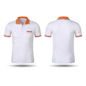 เสื้อยืดแขนสั้นทรงเข้ารูปคุณภาพสูงสำหรับผู้ชาย เหมาะสำหรับเล่นกีฬากอล์ฟ เสื้อยืดลำลองสไตล์สตรีทแวร์ พิมพ์ลายโลโก้ด้านหน้าด้วยเทคนิคซิลค์สกรีน - Product Image 6