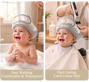 Casquette de bain imperméable pour bébé, visière pour le lavage des cheveux, protection des oreilles pour nourrissons et enfants - Product Image 6