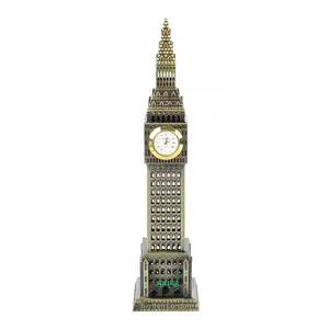 Metall Handwerk von England Werbe geschenk London Souvenir Big Ben Uhr Modell 2 Größe