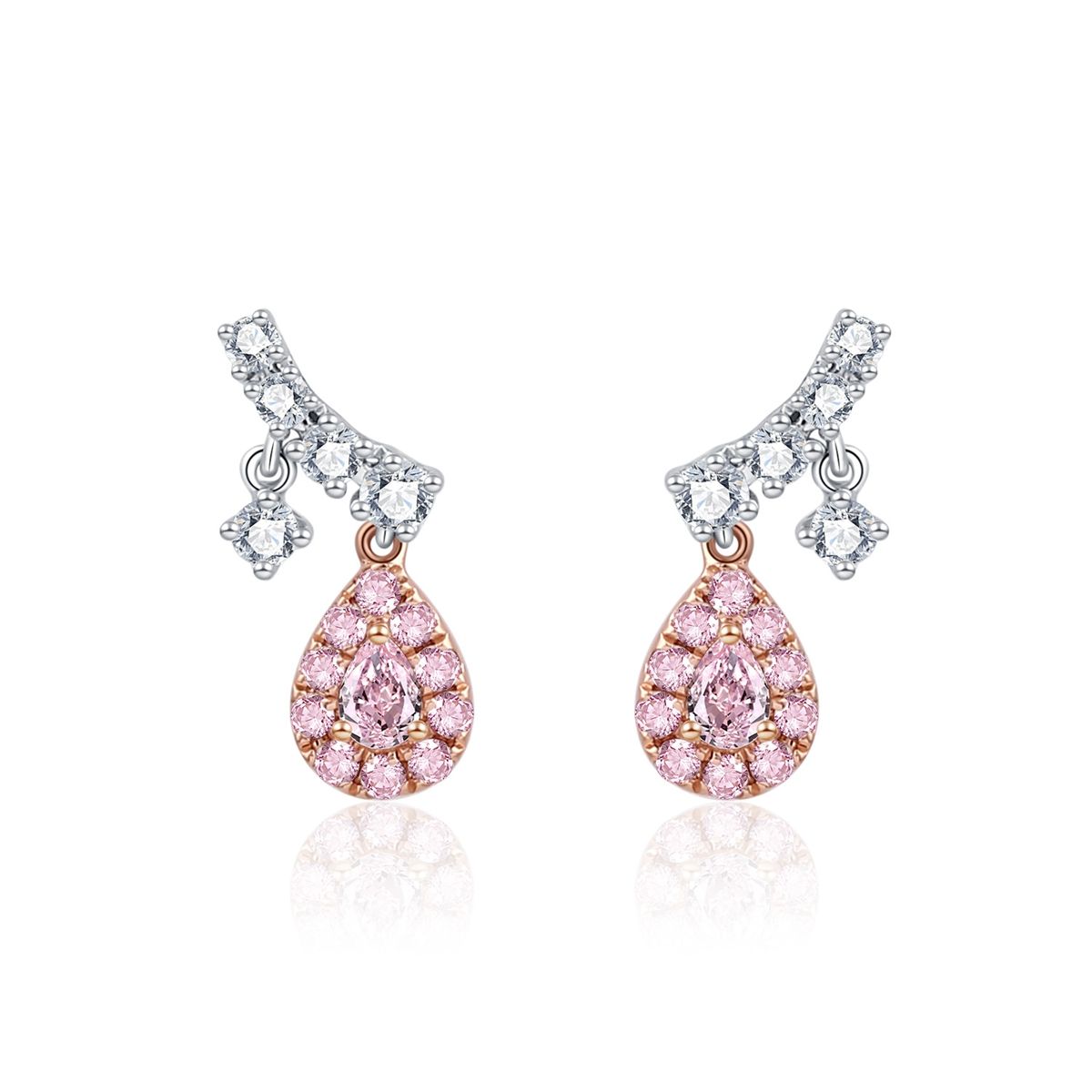 18K White And Rose Gold