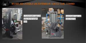 เครื่องออกกำลังกายขาแบบยืดและงอขา ทำจากไทเทเนียมสตีล สำหรับการฝึกซ้อมและออกกำลังกายที่บ้าน ดีไซน์ 2-in-1 ประหยัดพื้นที่ - Product Image 5