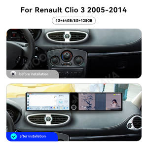 <span class=keywords><strong>Autoradio</strong></span> MOOKAKA double écran 12,<span class=keywords><strong>3</strong></span> pouces pour Renault <span class=keywords><strong>Clio</strong></span> <span class=keywords><strong>3</strong></span> 2005-2014, CarPlay sans fil, écran tactile, lecteur vidéo, 4G Android 14, GPS - Product Image 2