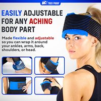 Shanghai Xiyi Therapy Support Enveloppe de gel réutilisable chaud et froid 35x12cm Modèle XY-CP21K Soulagement de la douleur Récupération des blessures