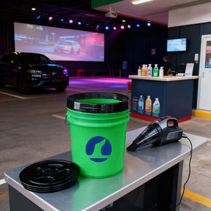 ถังเก็บรายละเอียดรถยนต์ขนาด20ลิตรพร้อมฝาปิดแกมมา20L ถังล้างรถพร้อมตัวกรองฝุ่น - Product Image 3