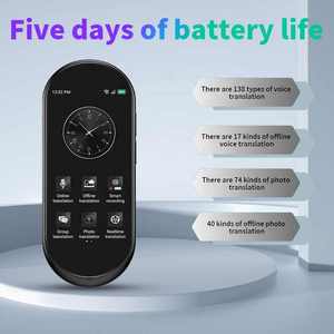 Traductor de Voz 4G Chat GPT SIM, máquina intérprete de negocios de viaje, traductor de traducción instantánea sin conexión A10 - Product Image 4