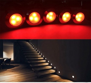 12V 0.25W Outdoor <strong>Deck</strong> Step <strong>LED</strong> Underground <strong>Lighting</strong> for Square Landscapes IP68 Aluminum Lamp Body - Product Image 5