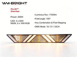 Lámpara de Escenario <span class=keywords><strong>Portman</strong></span> S-Tribe con Atenuación, Bombilla LED E27 Retro Ámbar, Base Cromada, Cuerpo de Hierro Decorativo para Bodas, Control DMX512 - Product Image 4