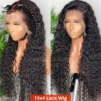 Perruques Lace Front Cheveux Humains Vierges Transparentes Invisibles 13x4 Lisses Soyeux Pré-Pluckées Cheveux Brésiliens Longs pour Femmes