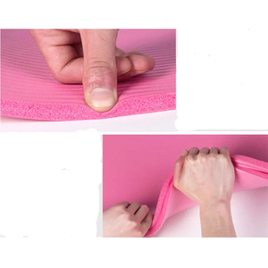 Colchoneta de Yoga y Gimnasia Antideslizante de 10 mm de Grosor, Equipo Deportivo para Fitness, Manta de Ejercicio Hecha de Material NBR - Product Image 4