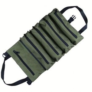 Sac à outils portable en toile pour mécanicien avec logo personnalisé, fermeture éclair, étui de rangement étanche en Oxford, organisateur de voyage - Product Image 1