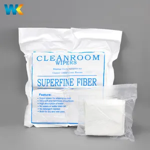 100-Class Laser Edge-Sealing Anti-Static Dust-Free Cleaning Cloth 4*4 Inch 100% Polyester Cleanroom Wiper 3009