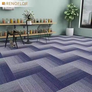 Văn phòng thương mại sàn gạch Thảm 100% Polypropylene dễ dàng-to-vỏ dính 50x50cm Hình Vuông bitum được hỗ trợ để sử dụng nhà - Product Image 4