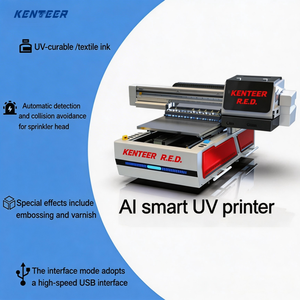 Imprimante à plat UV industrielle Kenteer, <span class=keywords><strong>grand</strong></span> <span class=keywords><strong>format</strong></span>, pour impression acrylique, machine d'impression UV haute vitesse 6090 - Product Image 5