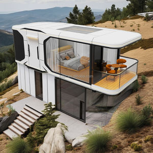 2026 Nuevo Contenedor Móvil Conectado a Internet Cápsula Espacial Casas de Acero Apple Villa para Uso en Resort Escénico al Aire Libre, Hotel de Ocio y Tienda - Product Image 2