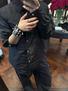 Manteau en <span class=keywords><strong>duvet</strong></span> Chrome Hearts haut de gamme en argent 925 avec boucle, rembourré de <span class=keywords><strong>duvet</strong></span> de canard blanc à 90 %, coupe ample à manches régulières pour hommes et femmes - Product Image 2