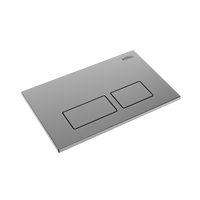 Meilleure Vente : Plaque de Commande en Plastique ABS à Double Bouton, Blanc Ivoire Brillant, pour Réservoir Encastré